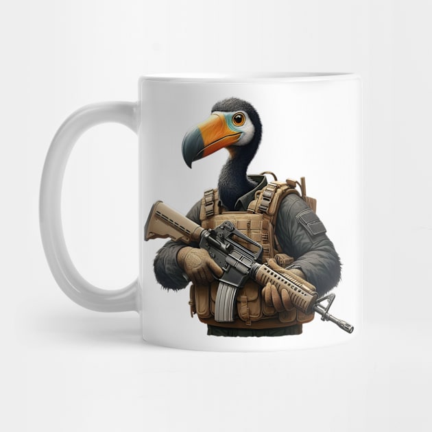 Tactical Dodo Bird by Rawlifegraphic